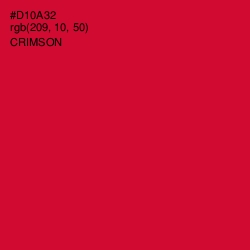 #D10A32 - Crimson Color Image