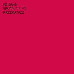 #D10A49 - Razzmatazz Color Image