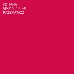 #D10A4A - Razzmatazz Color Image