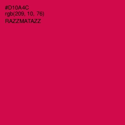 #D10A4C - Razzmatazz Color Image