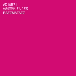 #D10B71 - Razzmatazz Color Image