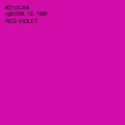 #D10CA8 - Red Violet Color Image