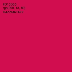 #D10D50 - Razzmatazz Color Image