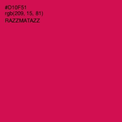 #D10F51 - Razzmatazz Color Image