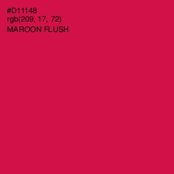 #D11148 - Maroon Flush Color Image