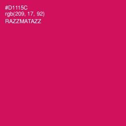 #D1115C - Razzmatazz Color Image