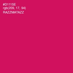 #D1115E - Razzmatazz Color Image