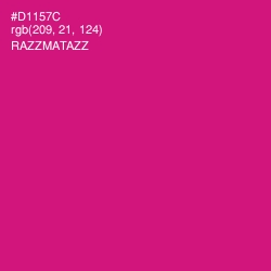 #D1157C - Razzmatazz Color Image