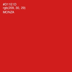 #D11E1D - Monza Color Image
