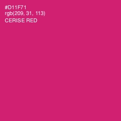 #D11F71 - Cerise Red Color Image