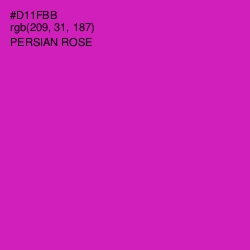 #D11FBB - Persian Rose Color Image