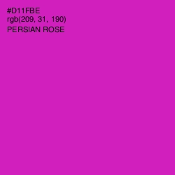 #D11FBE - Persian Rose Color Image