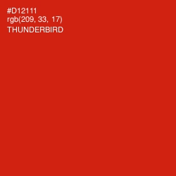 #D12111 - Thunderbird Color Image