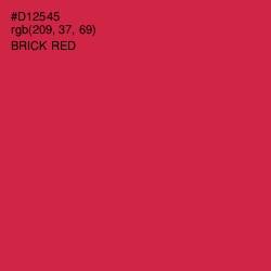 #D12545 - Brick Red Color Image