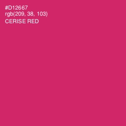 #D12667 - Cerise Red Color Image