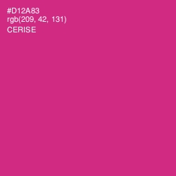 #D12A83 - Cerise Color Image