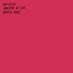 #D12F57 - Brick Red Color Image