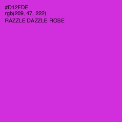 #D12FDE - Razzle Dazzle Rose Color Image