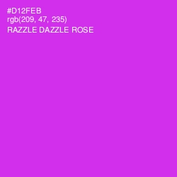 #D12FEB - Razzle Dazzle Rose Color Image