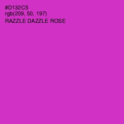 #D132C5 - Razzle Dazzle Rose Color Image