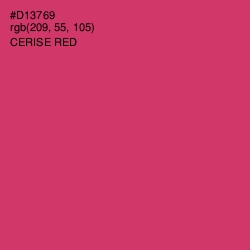 #D13769 - Cerise Red Color Image