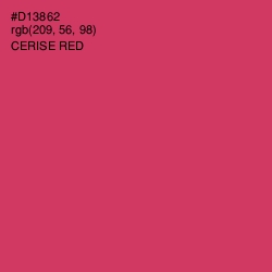 #D13862 - Cerise Red Color Image