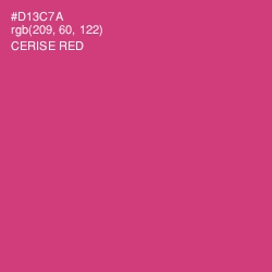 #D13C7A - Cerise Red Color Image