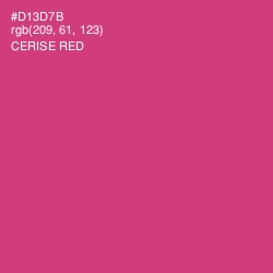 #D13D7B - Cerise Red Color Image