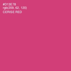 #D13E78 - Cerise Red Color Image