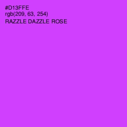 #D13FFE - Razzle Dazzle Rose Color Image