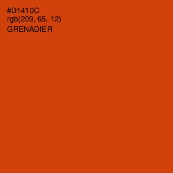 #D1410C - Grenadier Color Image