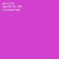 #D141CD - Fuchsia Pink Color Image