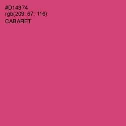 #D14374 - Cabaret Color Image