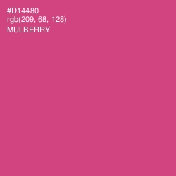 #D14480 - Mulberry Color Image