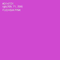 #D147D1 - Fuchsia Pink Color Image