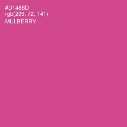 #D1488D - Mulberry Color Image