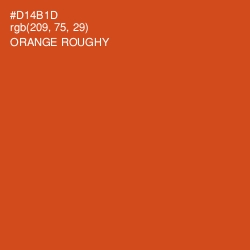 #D14B1D - Orange Roughy Color Image