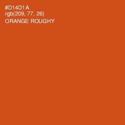 #D14D1A - Orange Roughy Color Image