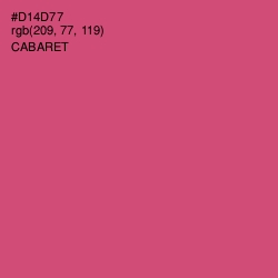 #D14D77 - Cabaret Color Image