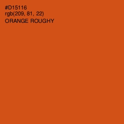 #D15116 - Orange Roughy Color Image