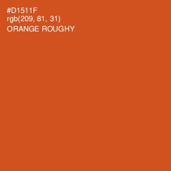 #D1511F - Orange Roughy Color Image