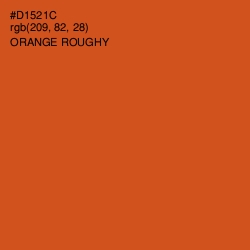 #D1521C - Orange Roughy Color Image