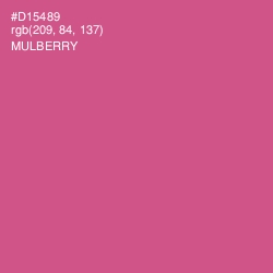#D15489 - Mulberry Color Image