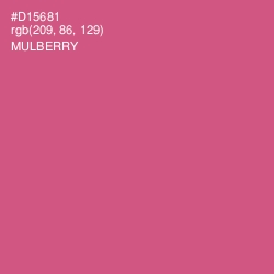 #D15681 - Mulberry Color Image