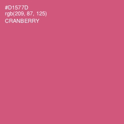 #D1577D - Cranberry Color Image