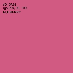 #D15A82 - Mulberry Color Image