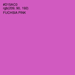 #D15AC0 - Fuchsia Pink Color Image