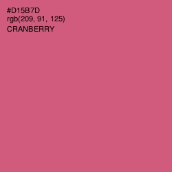 #D15B7D - Cranberry Color Image