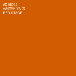 #D15C02 - Red Stage Color Image