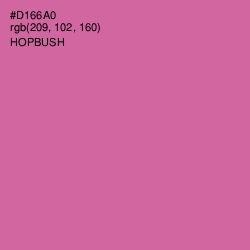 #D166A0 - Hopbush Color Image